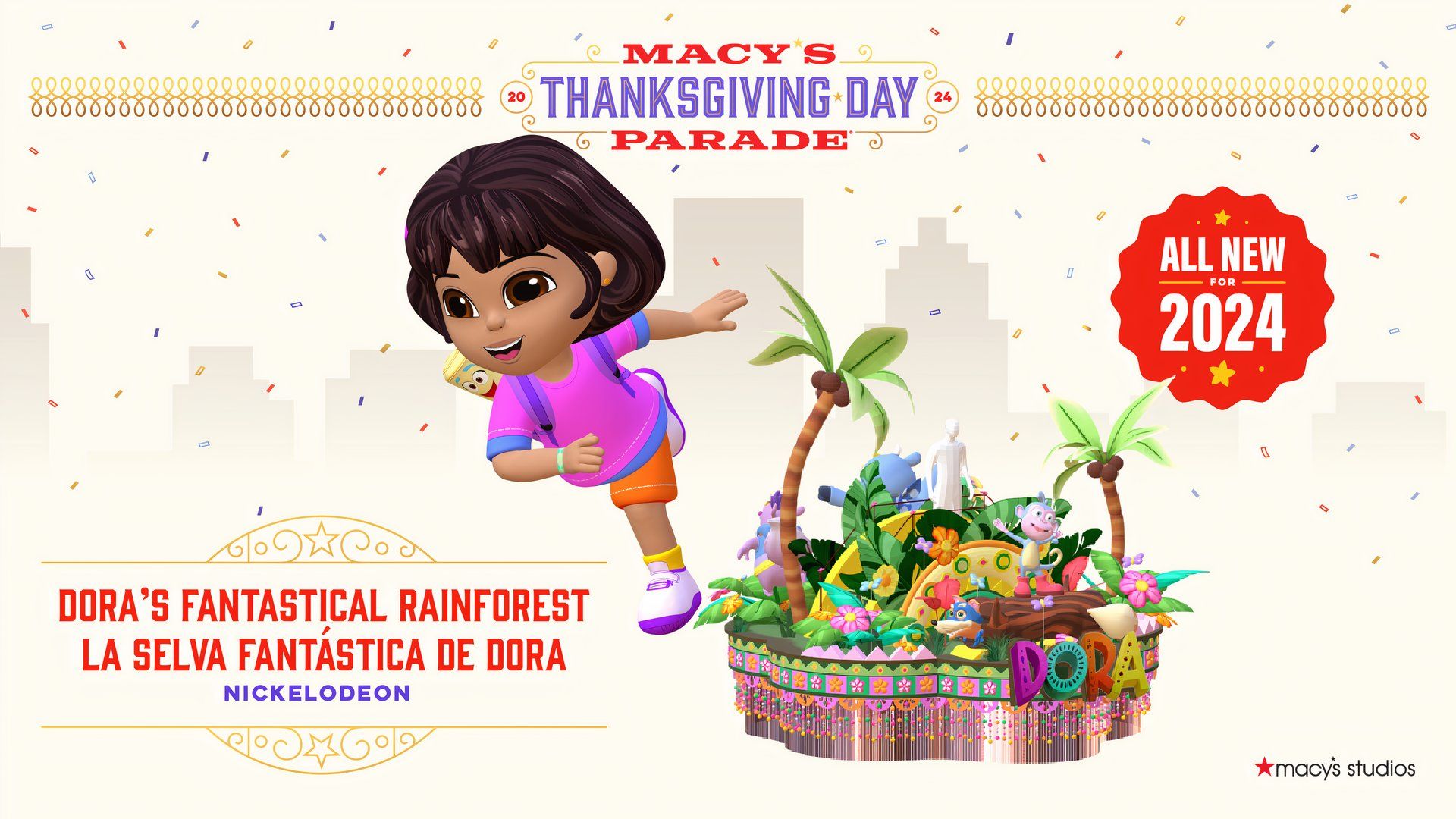 Nickelodeon Adds Eye-Catching Paw Patrol & Dora Elements To Macy's Thanksgiving Day Parade