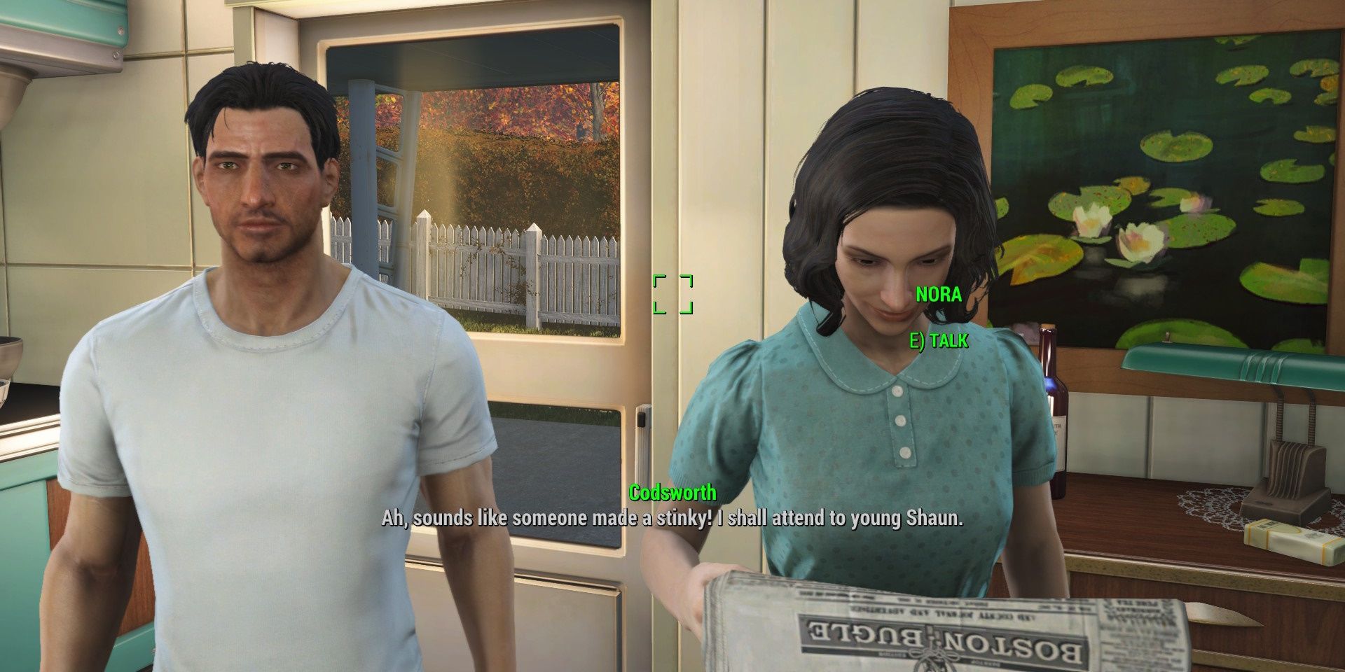 Nate and Nora during the introduction to Fallout 4.