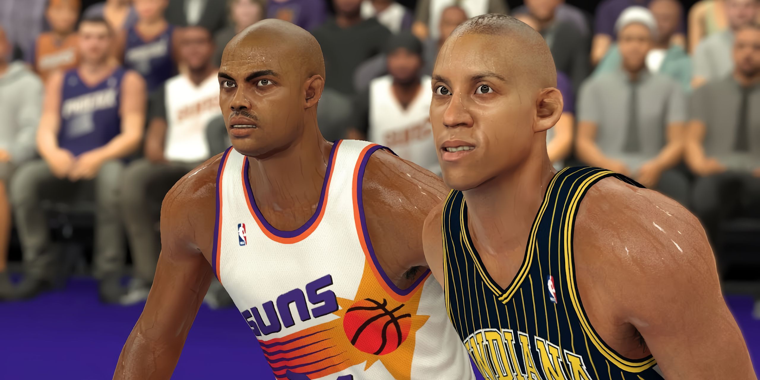 Charles Barkley e Reggie Miller em NBA 2K23.