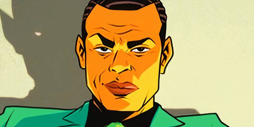 Norman Osborn with the shadow of the Green Goblin in Your Friendly Neighborhood Spider-Man promo