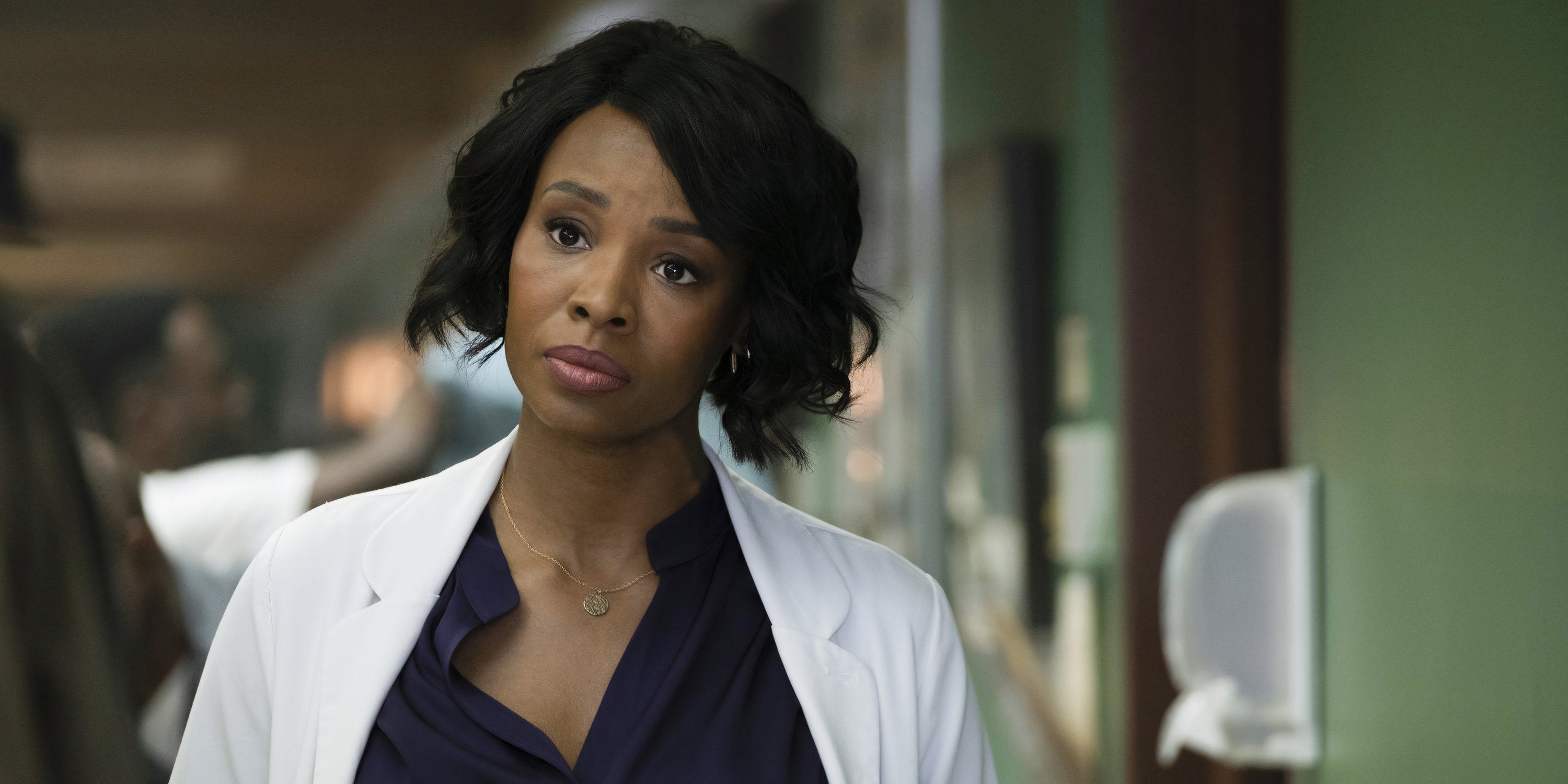 In the pilot of Brilliant Minds, worried Dr. Tamberla Perry as Carol Pierce.