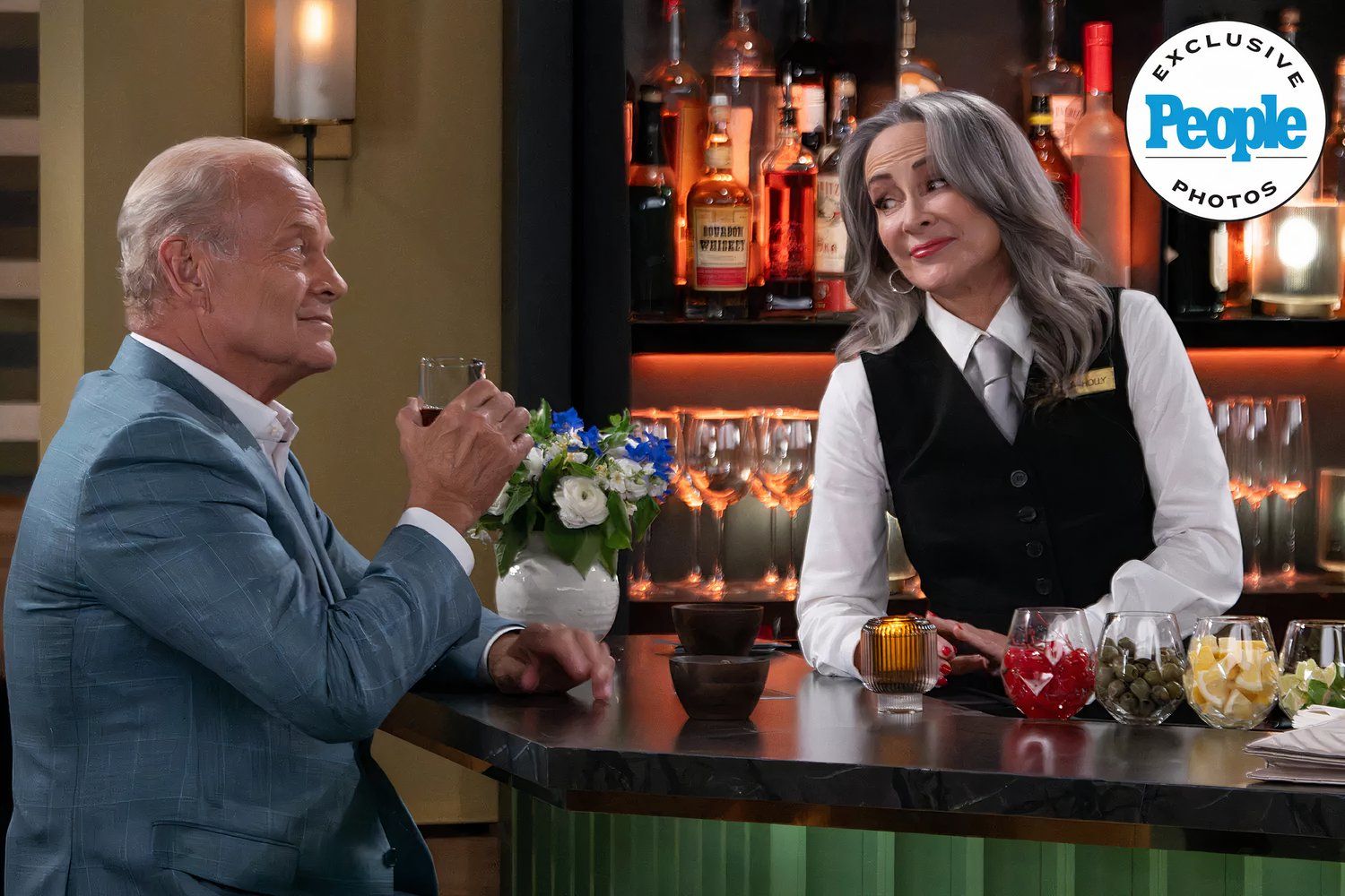 Dr. Crane's KACL Studio Return & Character Reunions Revealed In Frasier Reboot Season 2 Images