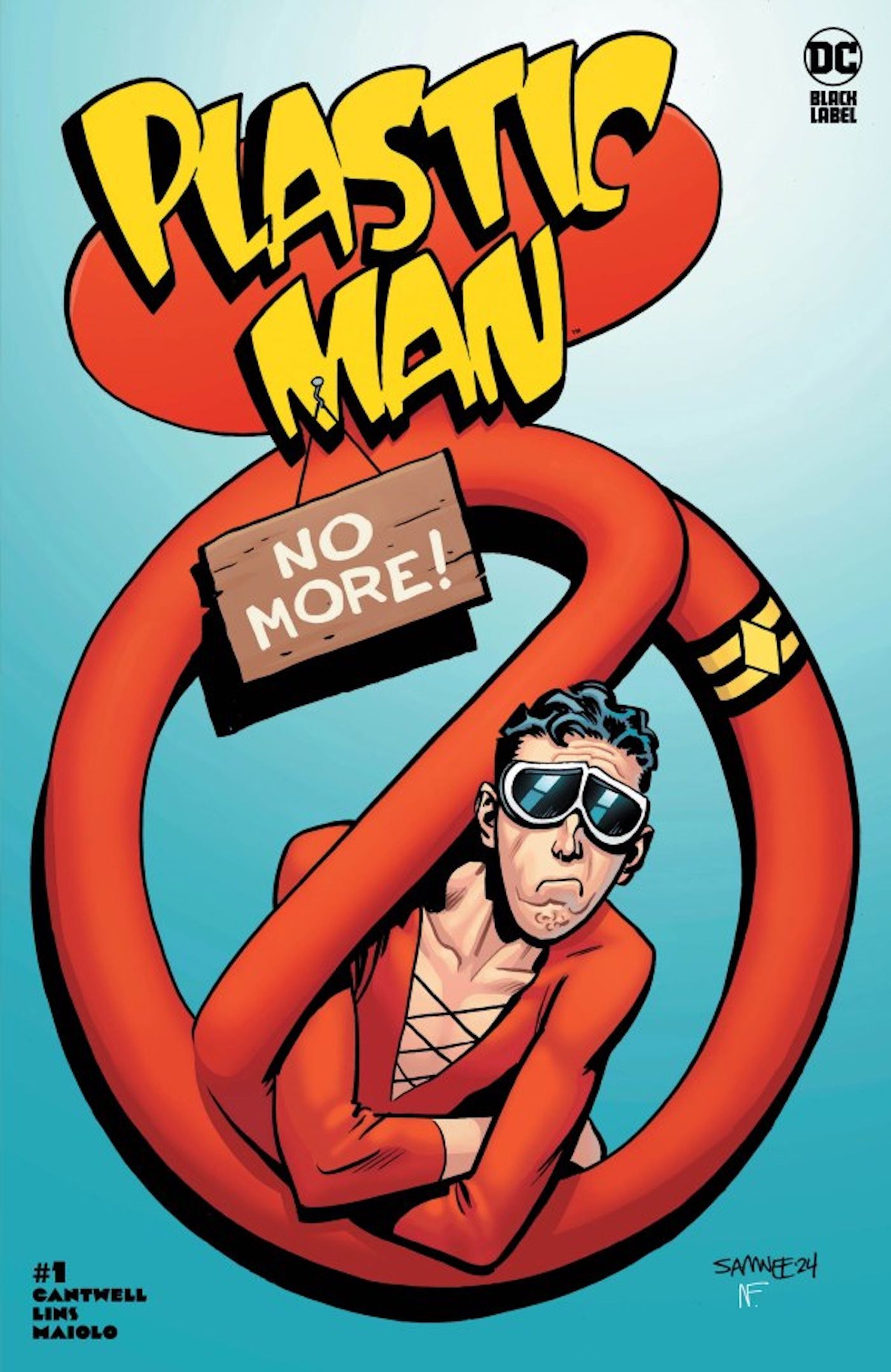 Plastic Man no longer #1 variant cover