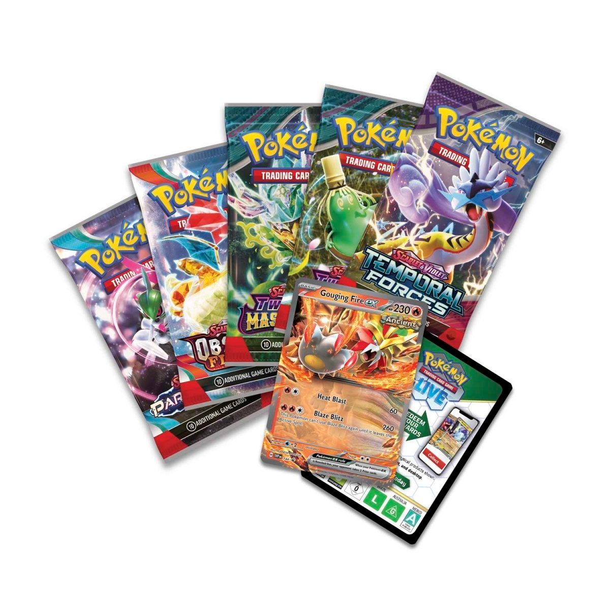 Все в Pokemon TCG Paradox Destines Tins и какие карты вы получаете