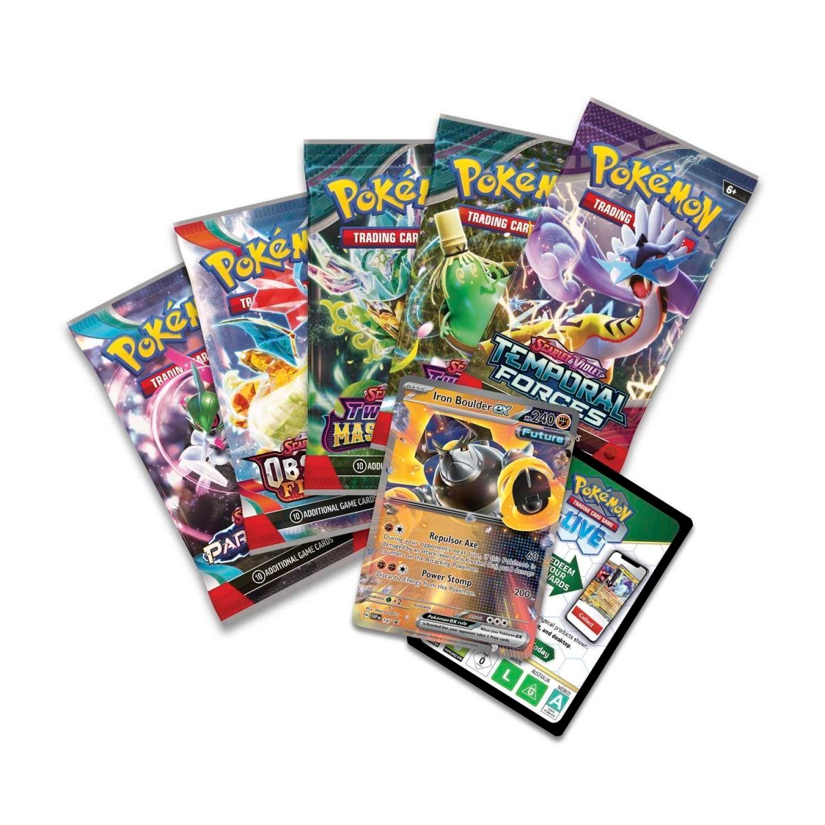 Все в Pokemon TCG Paradox Destines Tins и какие карты вы получаете