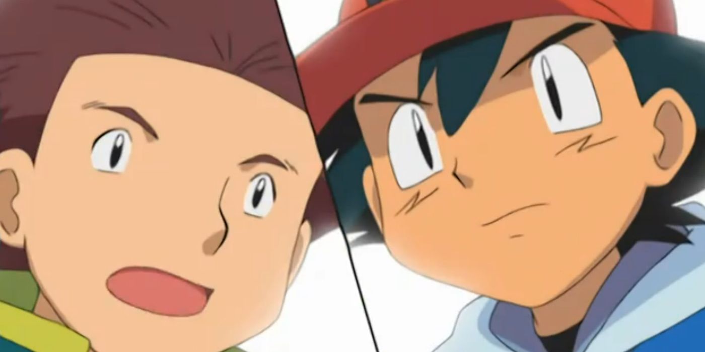 Ash lucha contra Tyson en el campeonato de la Liga Hoenn.