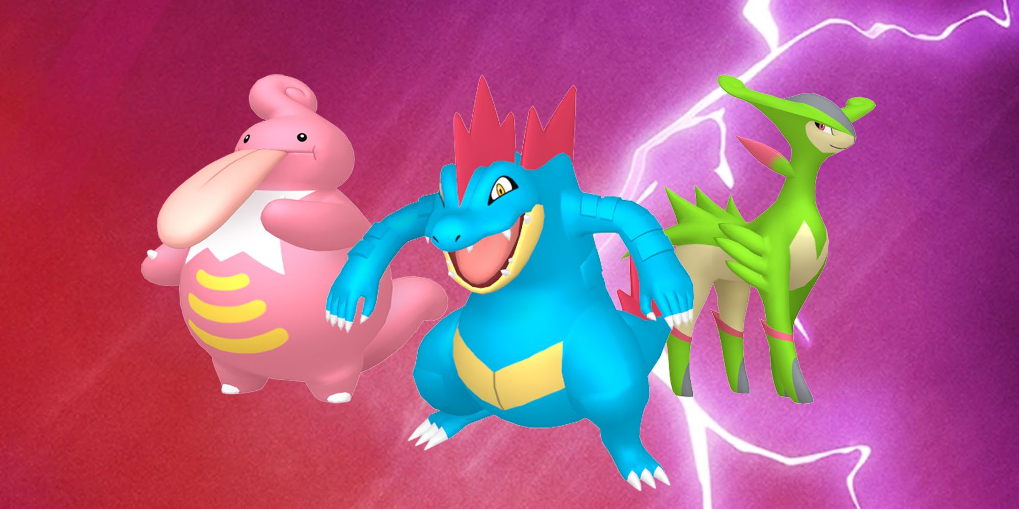 Feraligatr, Lickilicky et Virizion apparaissent dans la meilleure équipe de la Ligue Ultra Pokémon GO