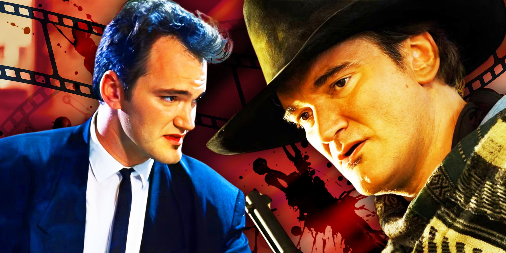 كوينتن تارانتينو في فيلم Reservoir Dogs وDjango Unchained