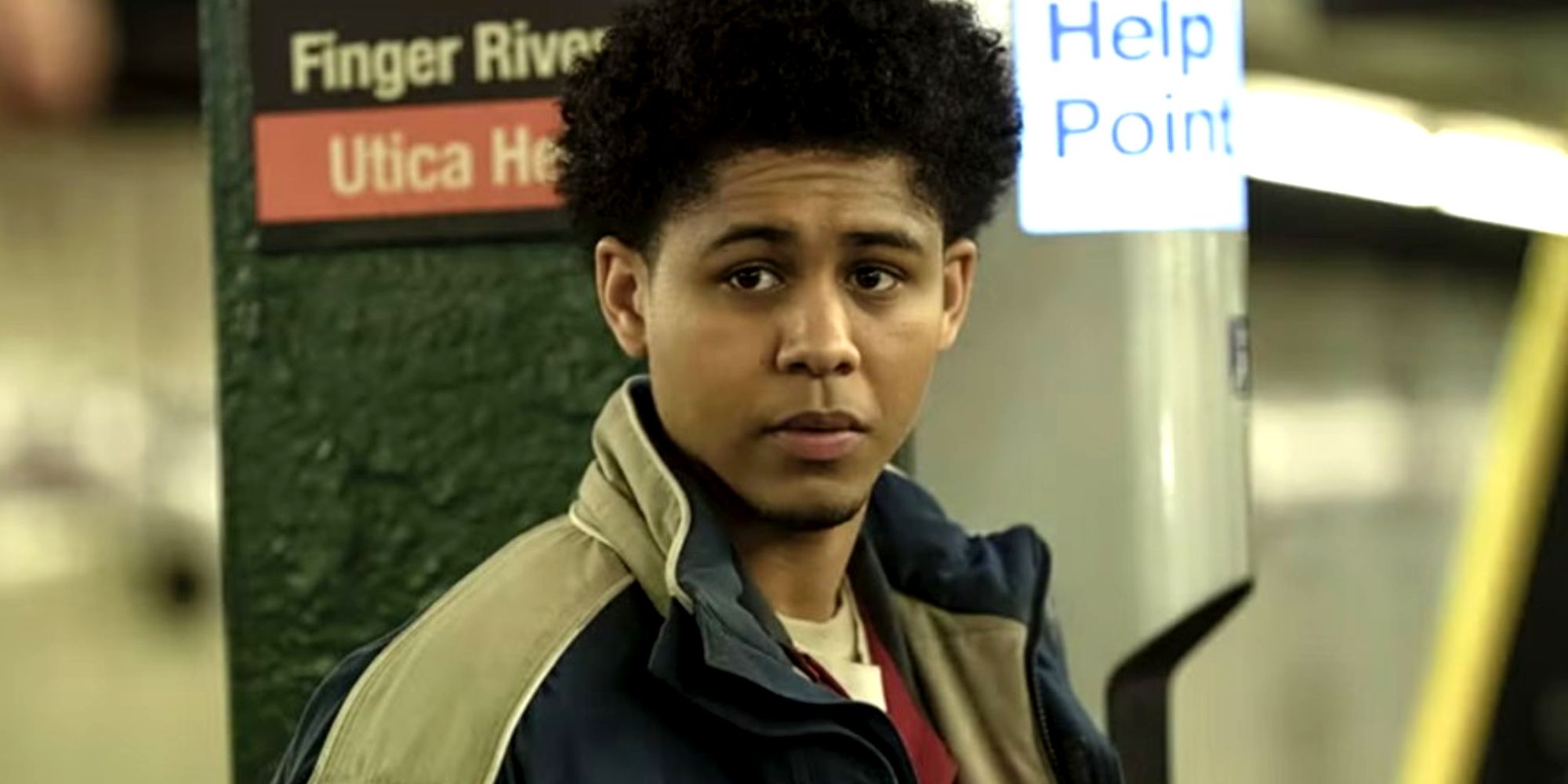 Rhenzy Feliz' Victor Aguilar walks around Gotham in The Penguin