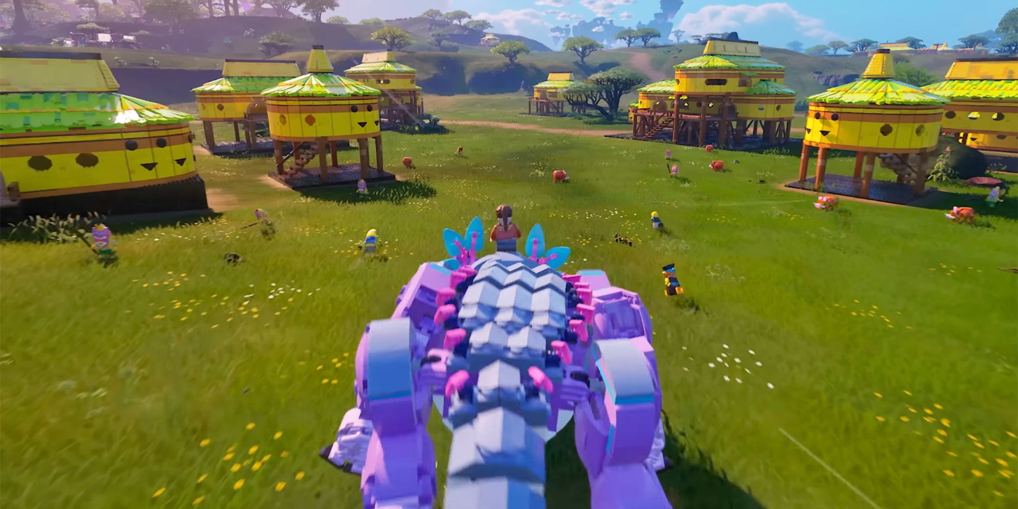 Cómo encontrar y montar Klombo en LEGO Fortnite