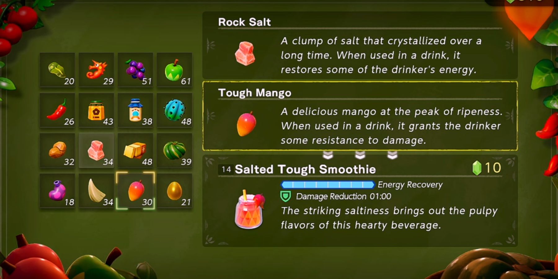 The Legend of Zelda: Echoes of Wisdom - 10 Best Smoothie Recipes