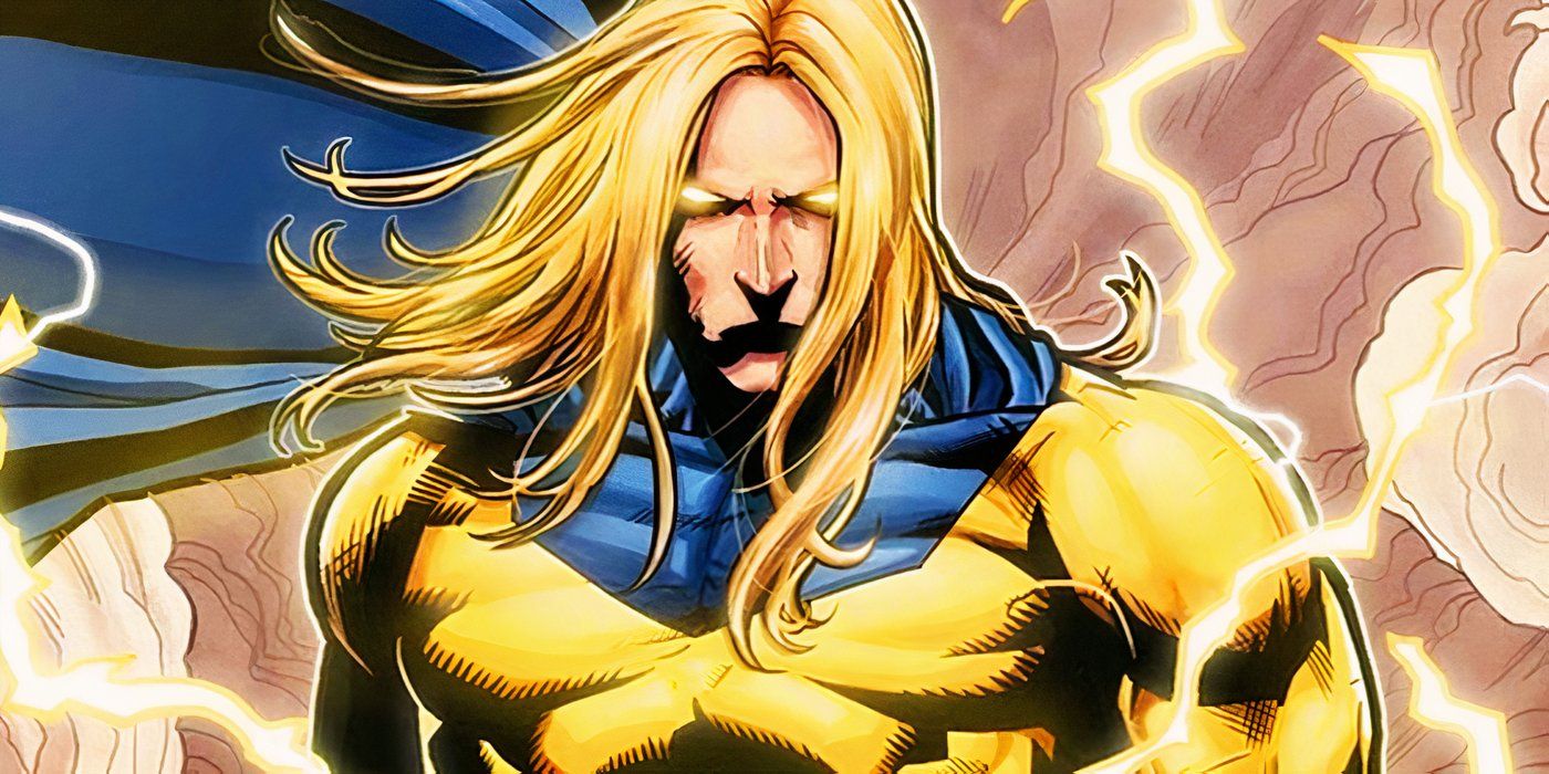 Sentry glowing with energy in Marvel Comics