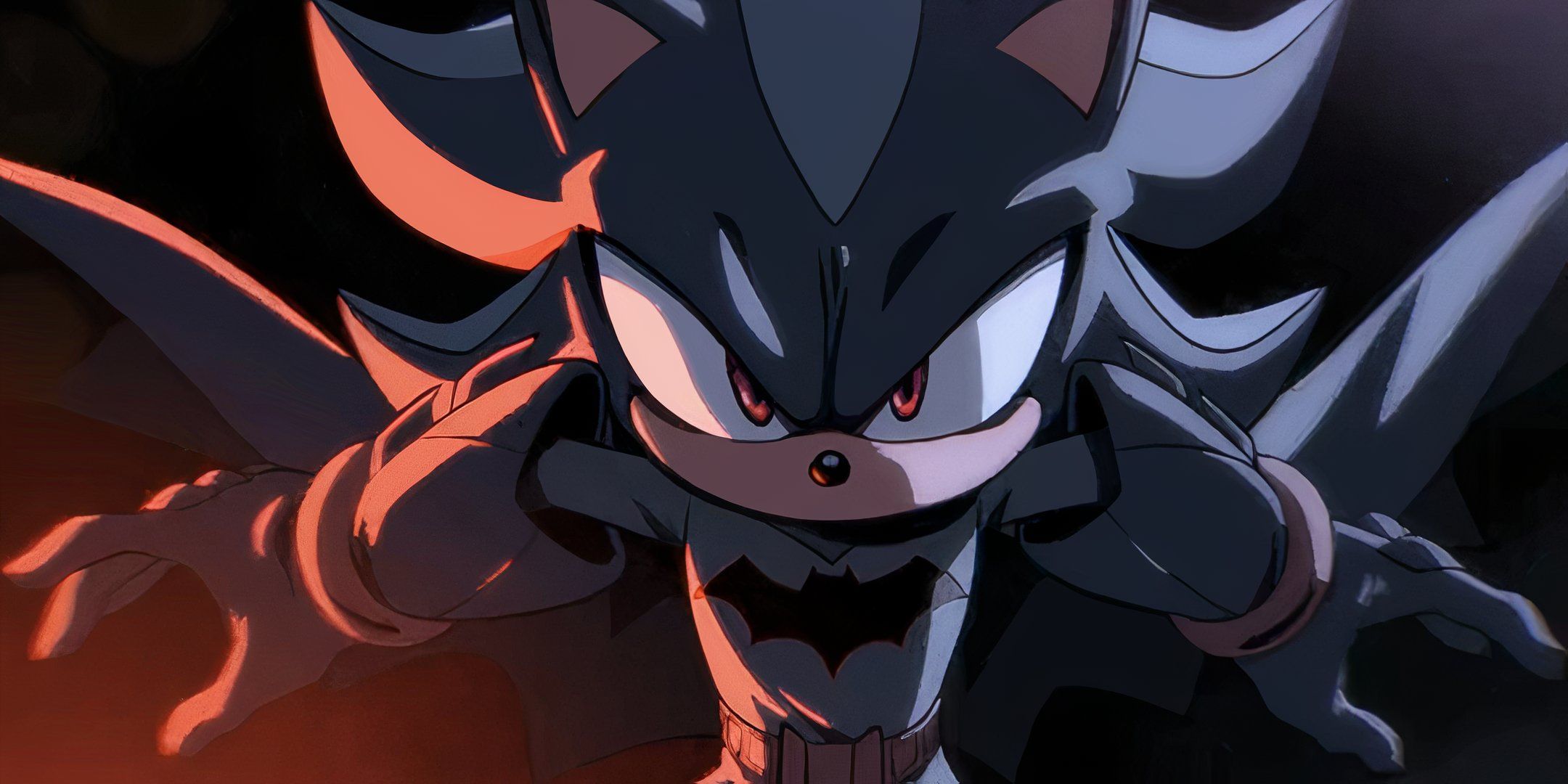 Shadow the Hedgehog como Batman Sonic DC