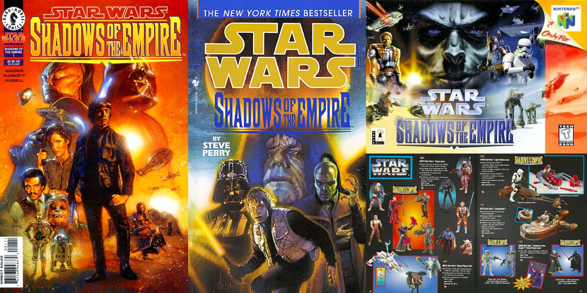 Las 10 mejores historias de Star Wars de la década de 1990