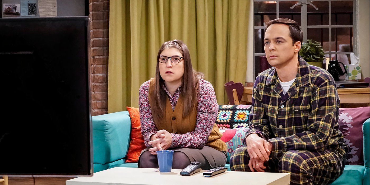 Sheldon Amy Watch George Sr VCR The Big Bang Theory