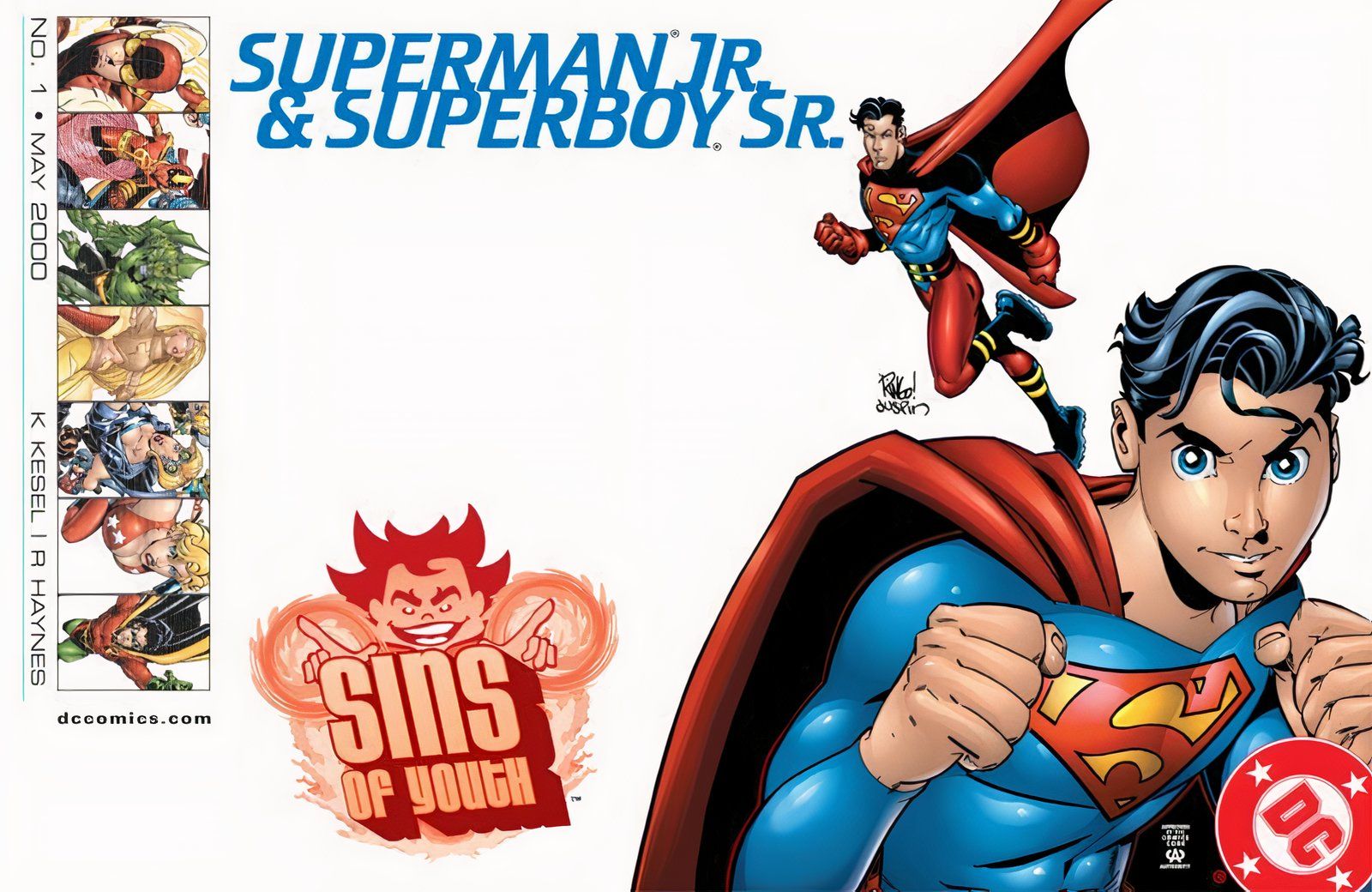 Pecados da Juventude Superman Jr e Superboy Sr