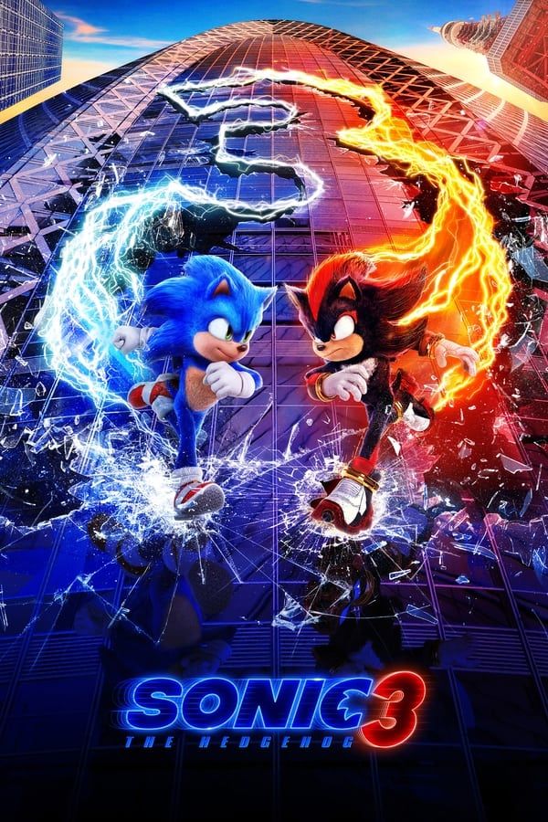 Póster oficial de Sonic The Hedgehog 3.