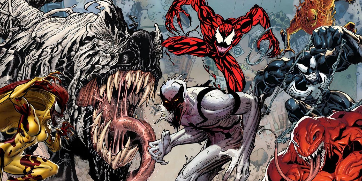 Marvel Comics' symbiotes, including Venom, Carnage, Toxin and more.