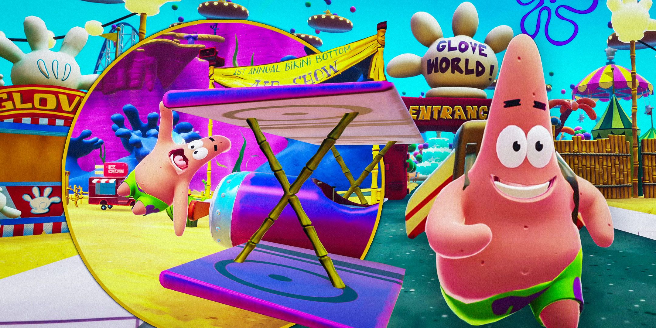 Calamardo está aquí para juzgar tus habilidades artísticas en un clip de juego exclusivo del juego Patrick Star