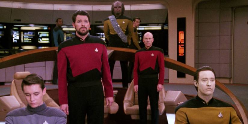 Star Trek TNG Allegiance Riker Picard clone bridge