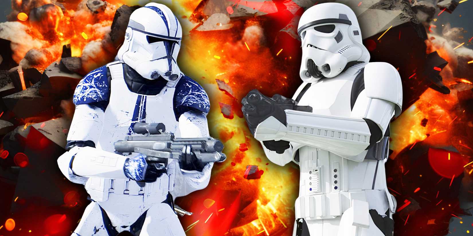 Clone Troopers versus Storm Troopers