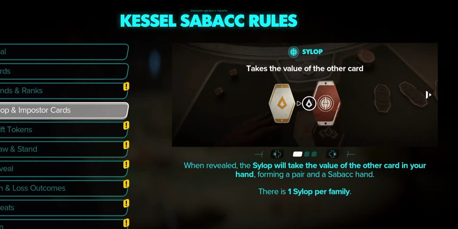 Star Wars Outlaws: How To Play Kessel Sabacc (Tips, Tricks & Rewards)