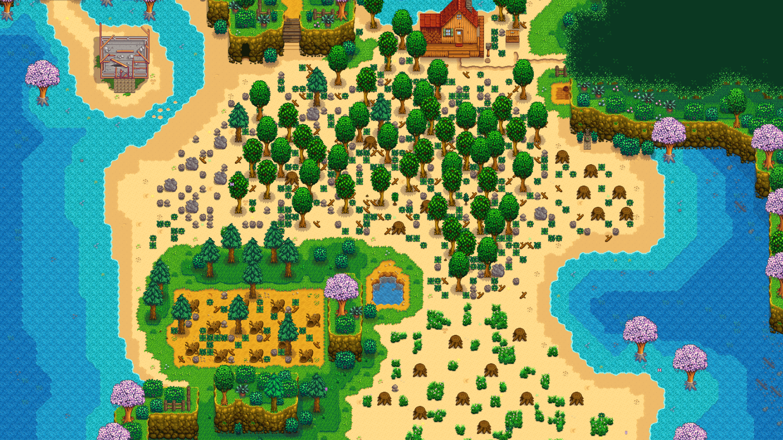 Cada mapa de Stardew Valley Farm, clasificado de peor a mejor