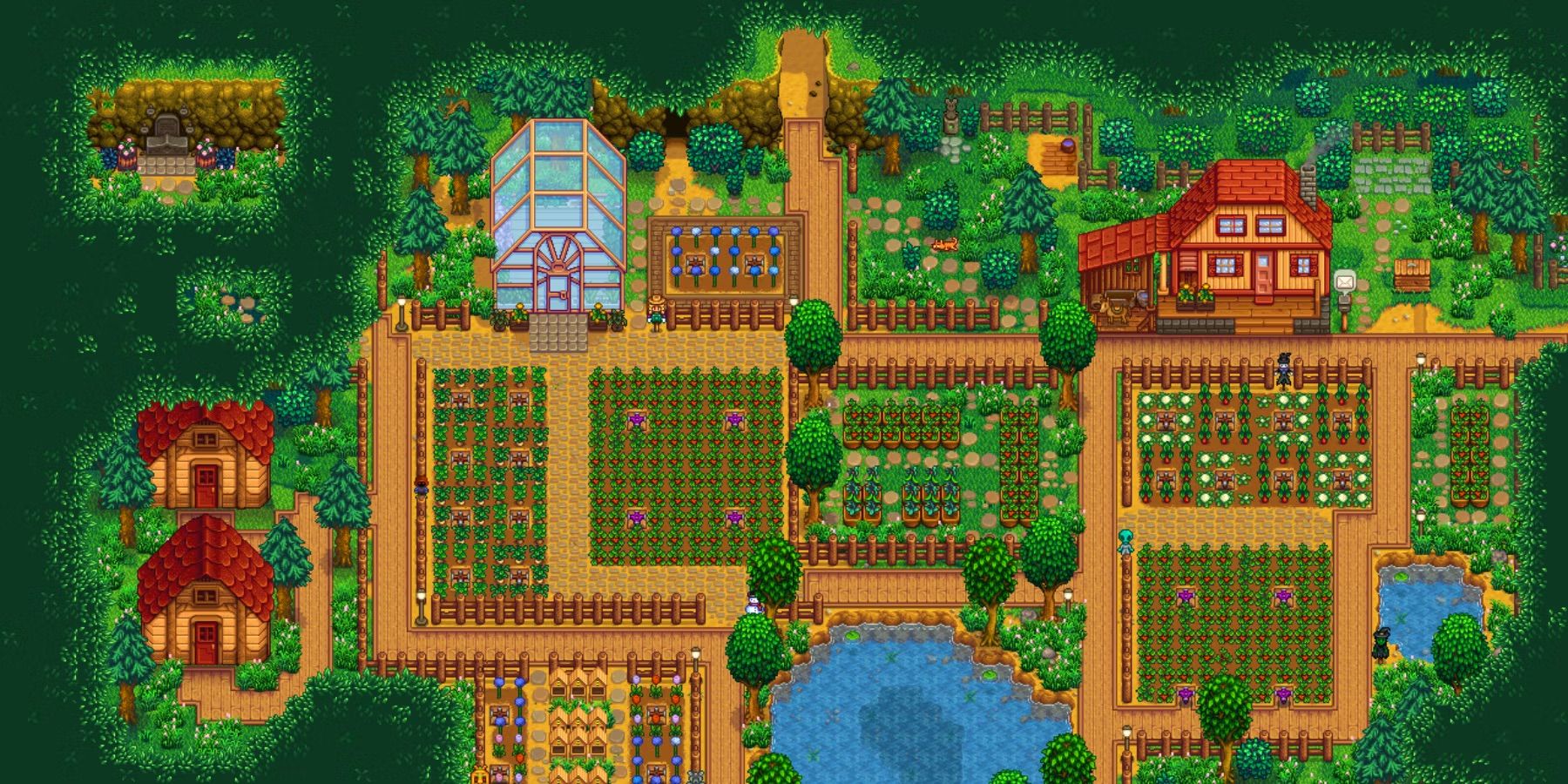 Cada mapa de Stardew Valley Farm, clasificado de peor a mejor