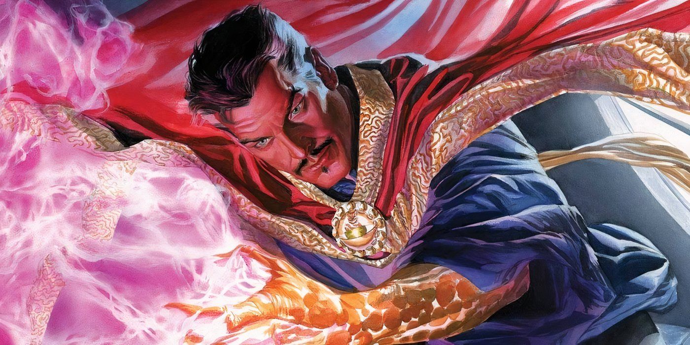 Marvel Comics' Doctor Strange casting a spell.