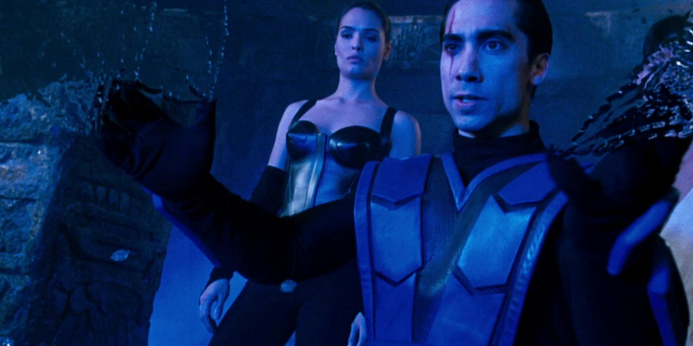 Sub-Zero and Kitana in Mortal Kombat Annihilation
