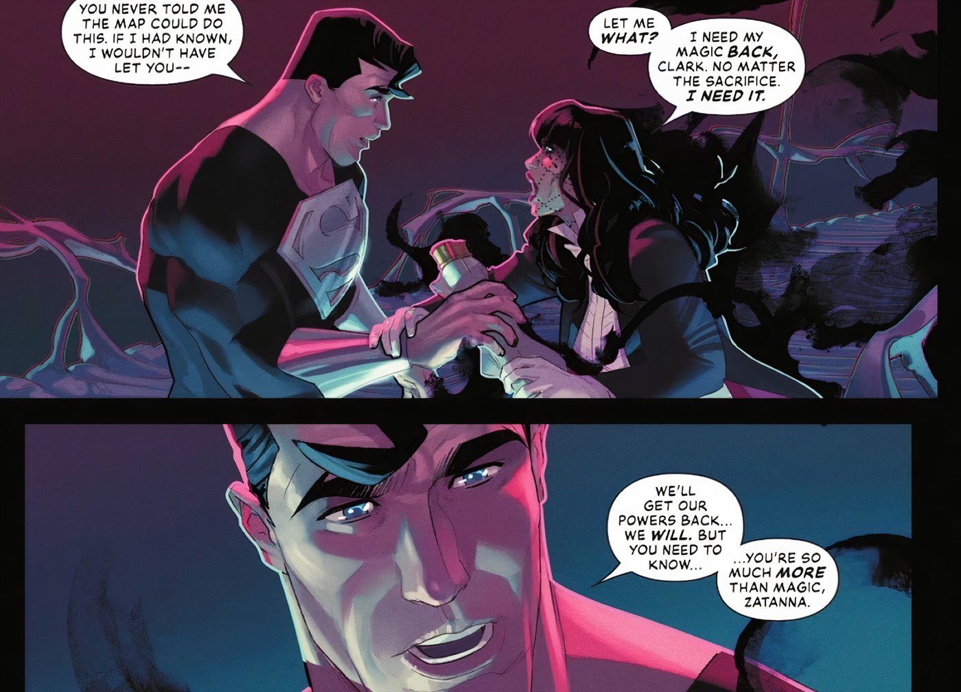 Superman #18 Zatanna e Clark 1