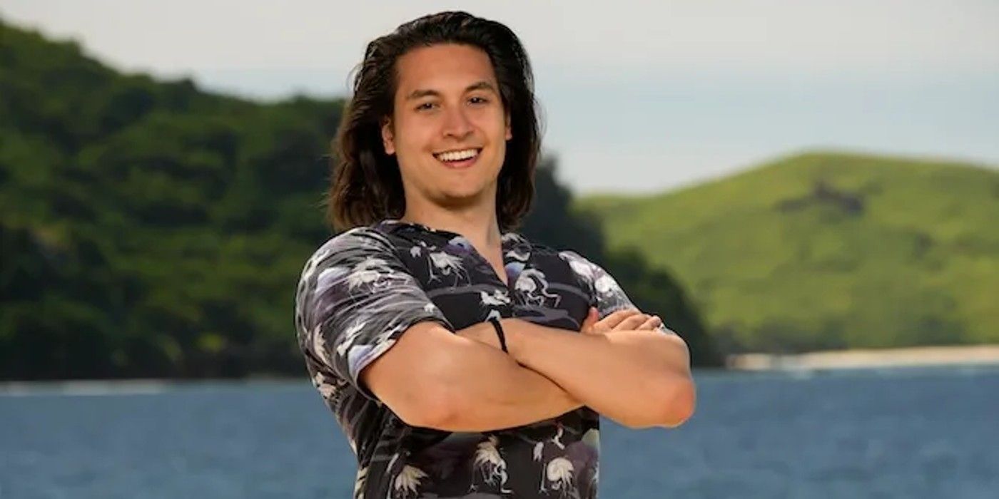 Survivor 47's Andy Rueda smiling in a headshot on a beach in Fiji.