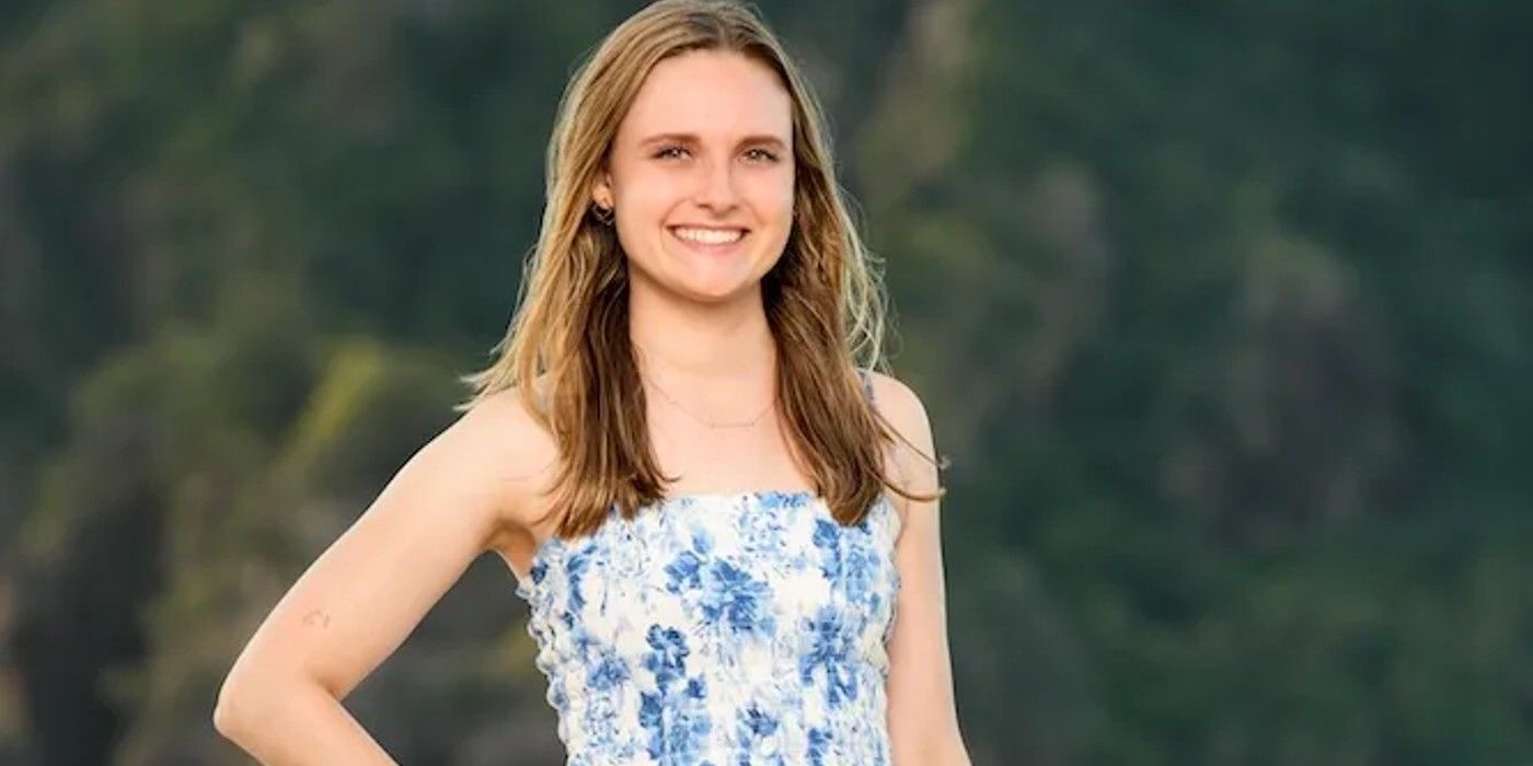 Survivor 47's Caroline Vidmar smiling in a headshot on a beach in Fiji.