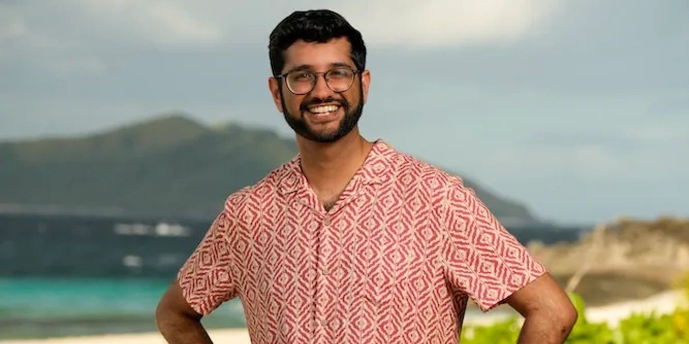 Survivor 47's Kishan Patel smiling in a headshot on a beach in Fiji.