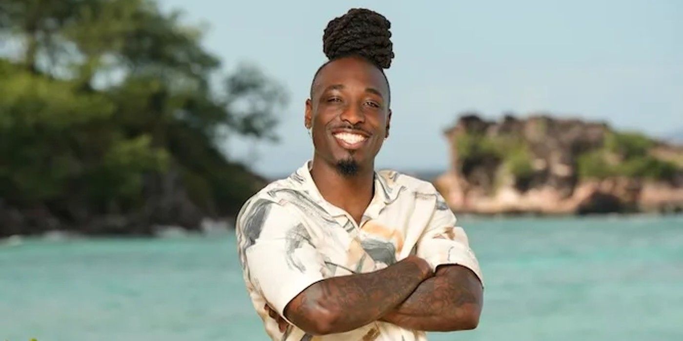 Survivor 47's Terran “TK” Foster smiling in a headshot on a beach in Fiji.