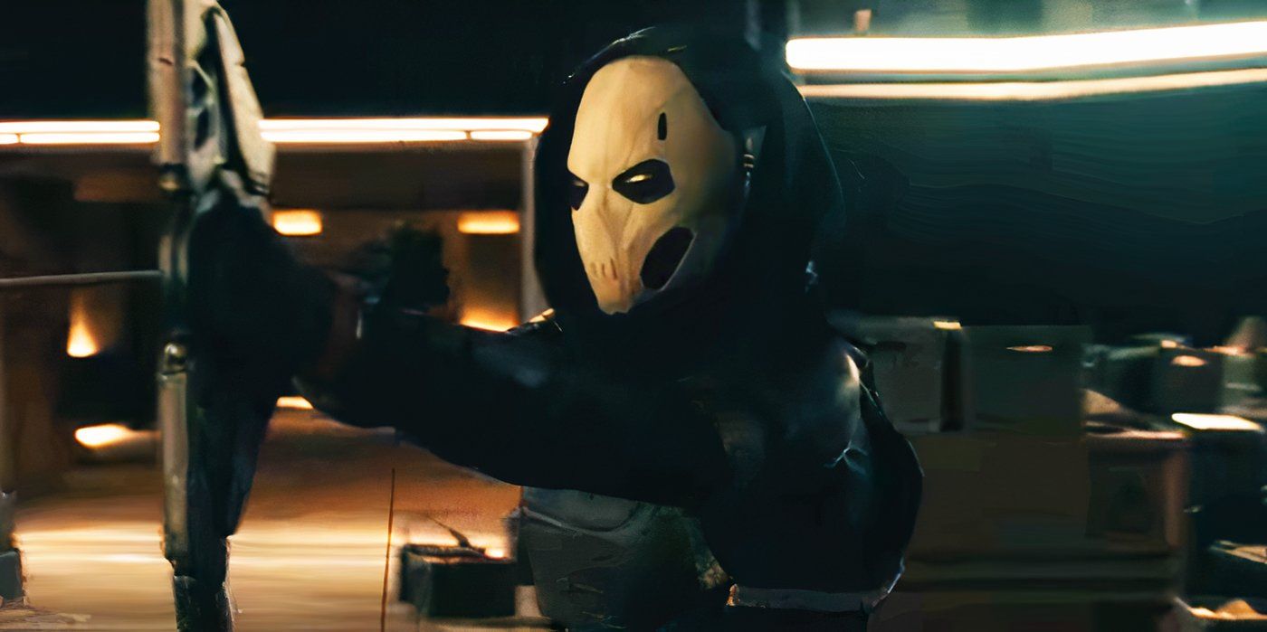 Taskmaster in her new costume in the Thunderbolts* trailer