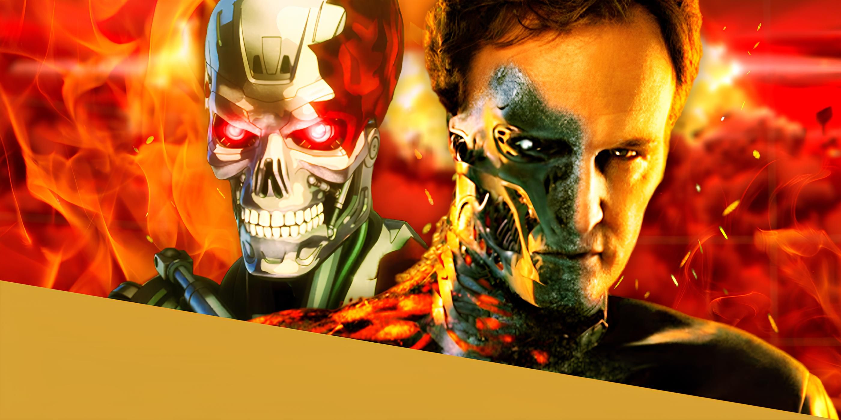 Terminator Zero Next to Jason Clarke in Terminator Genisys