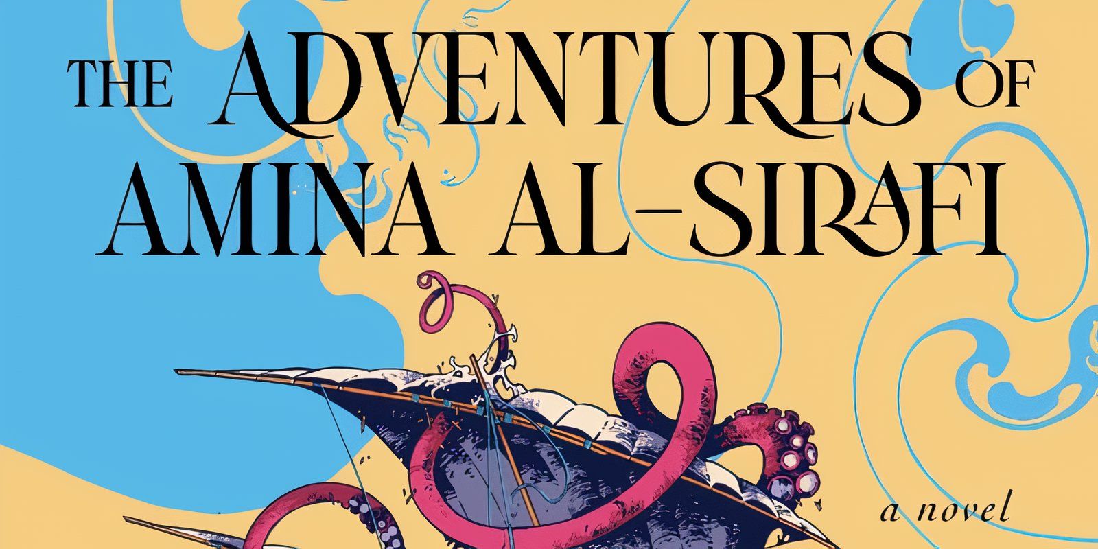 A capa de As Aventuras de Amina al-Sirafi