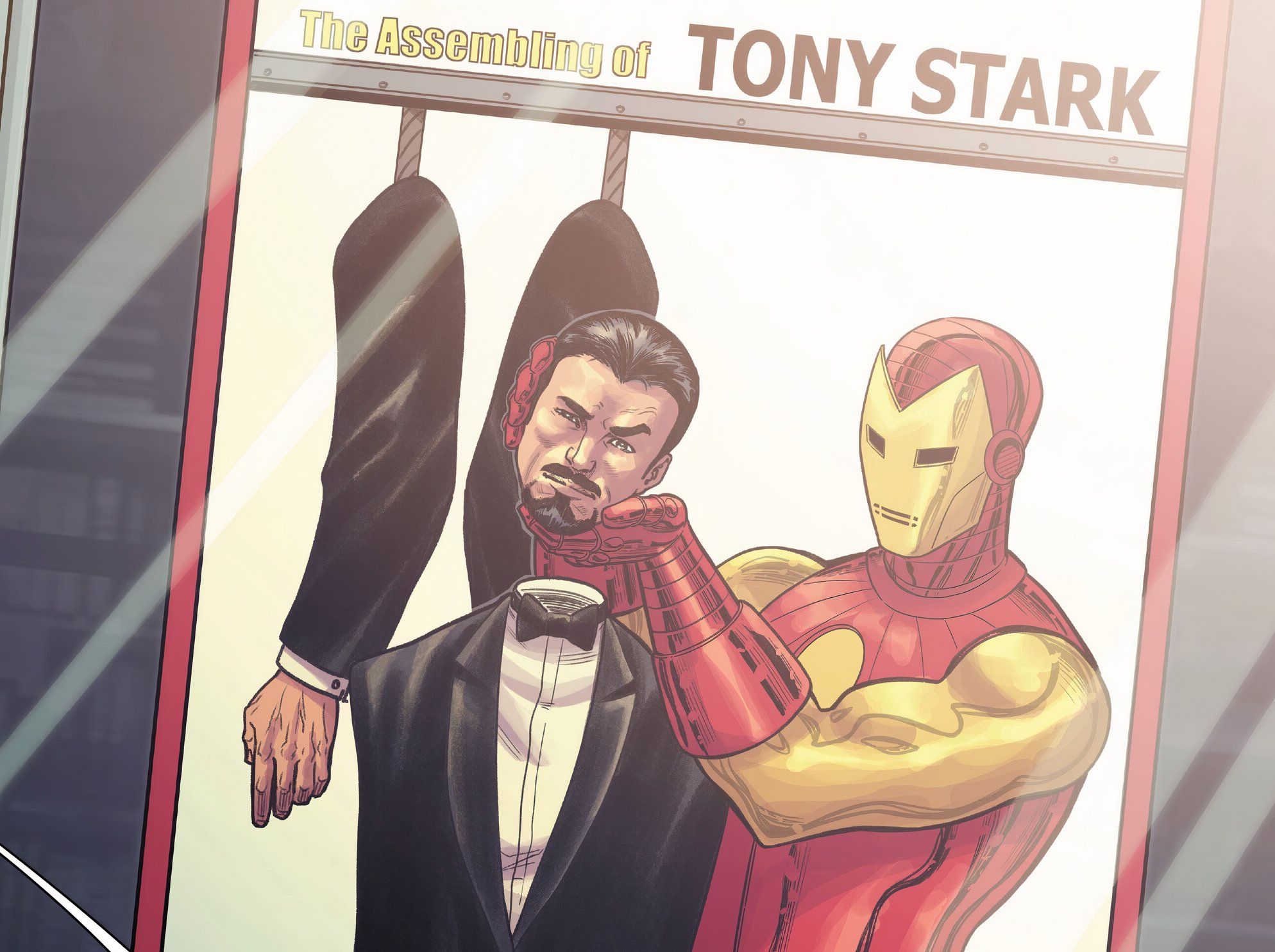 Biografía de Tony Stark, "El montaje de Tony Stark."