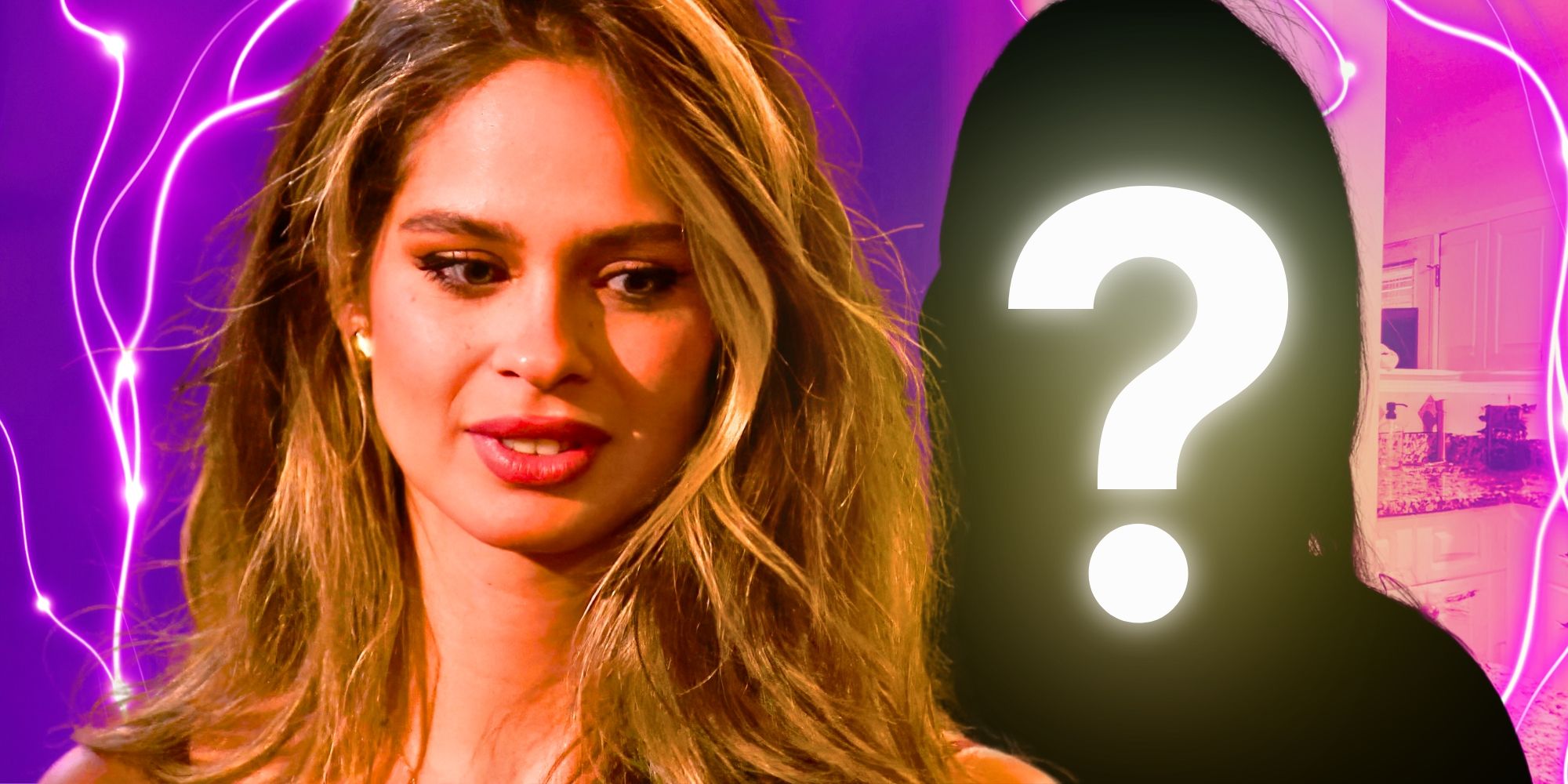 The Bachelor’s Kelsey Anderson looks unsure next to a mystery figure.