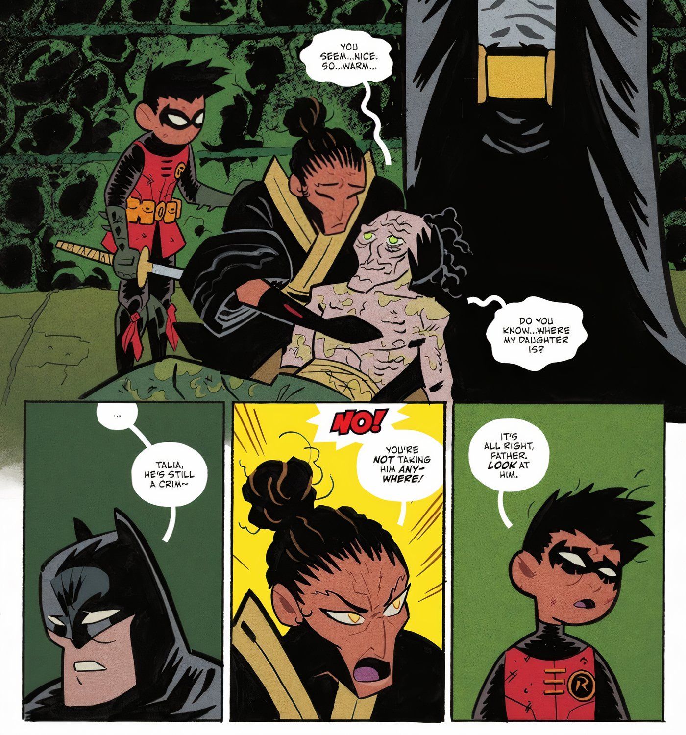 El niño maravilla #5 Talia al Ghul Batman Robin