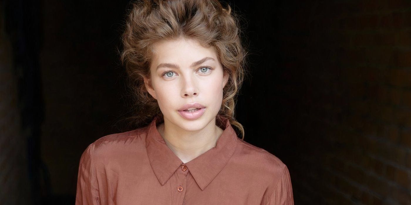 Josephine Thiesen poses in front of a black backdrop