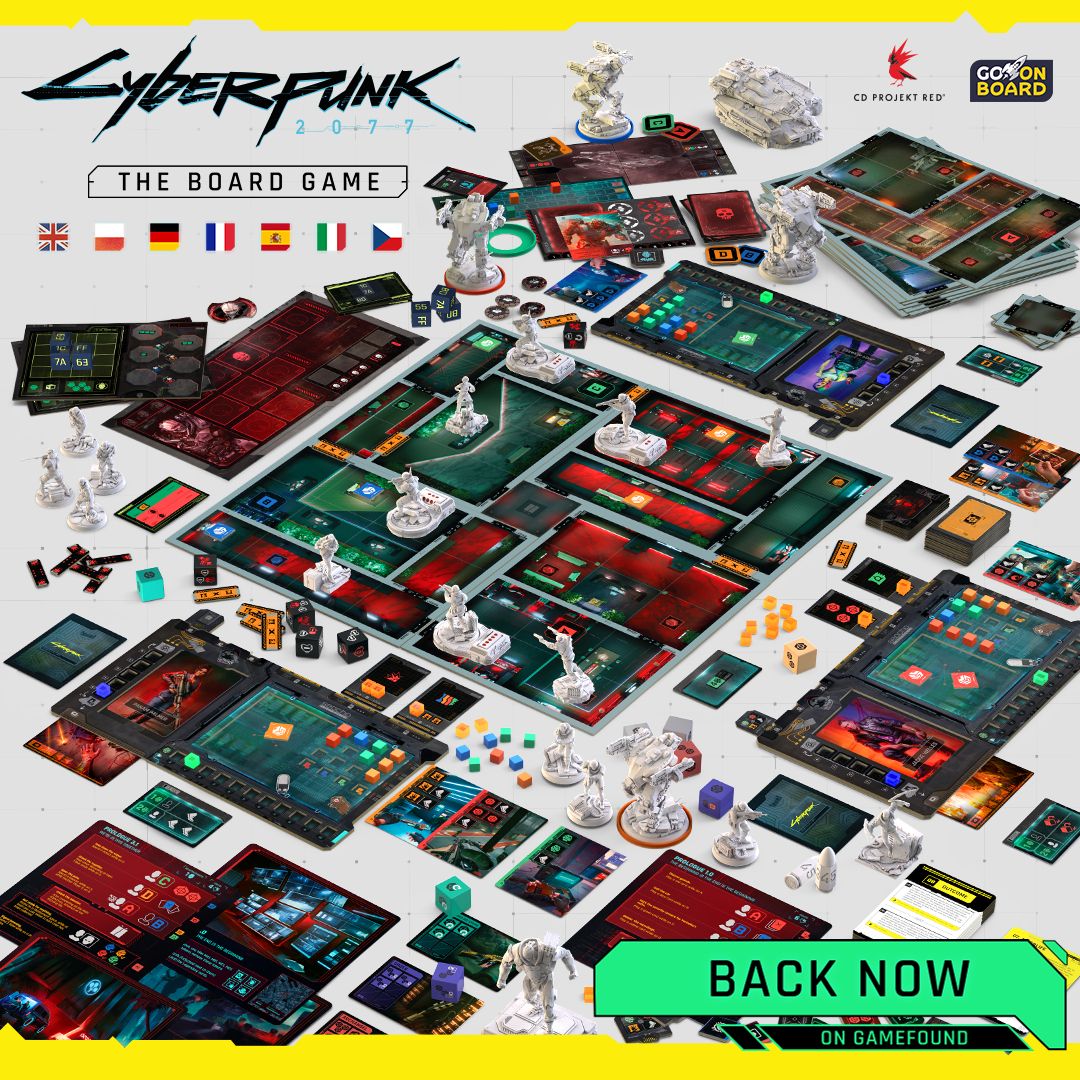 Cyberpunk 2077 Board Game Smashes Crowdfunding Campaign With Over $5m Raised