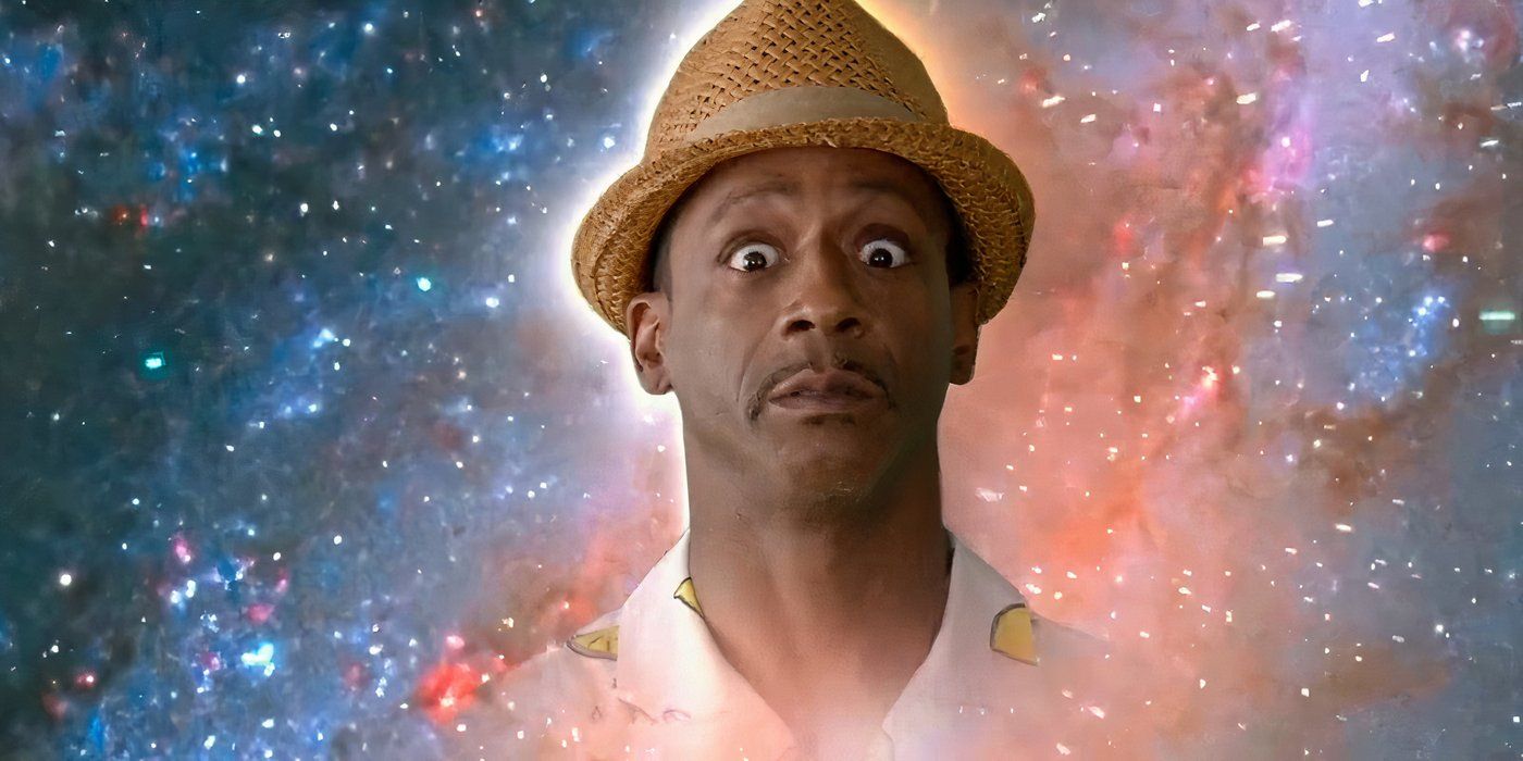 The Hitchhiker in the universe app in Father Figures