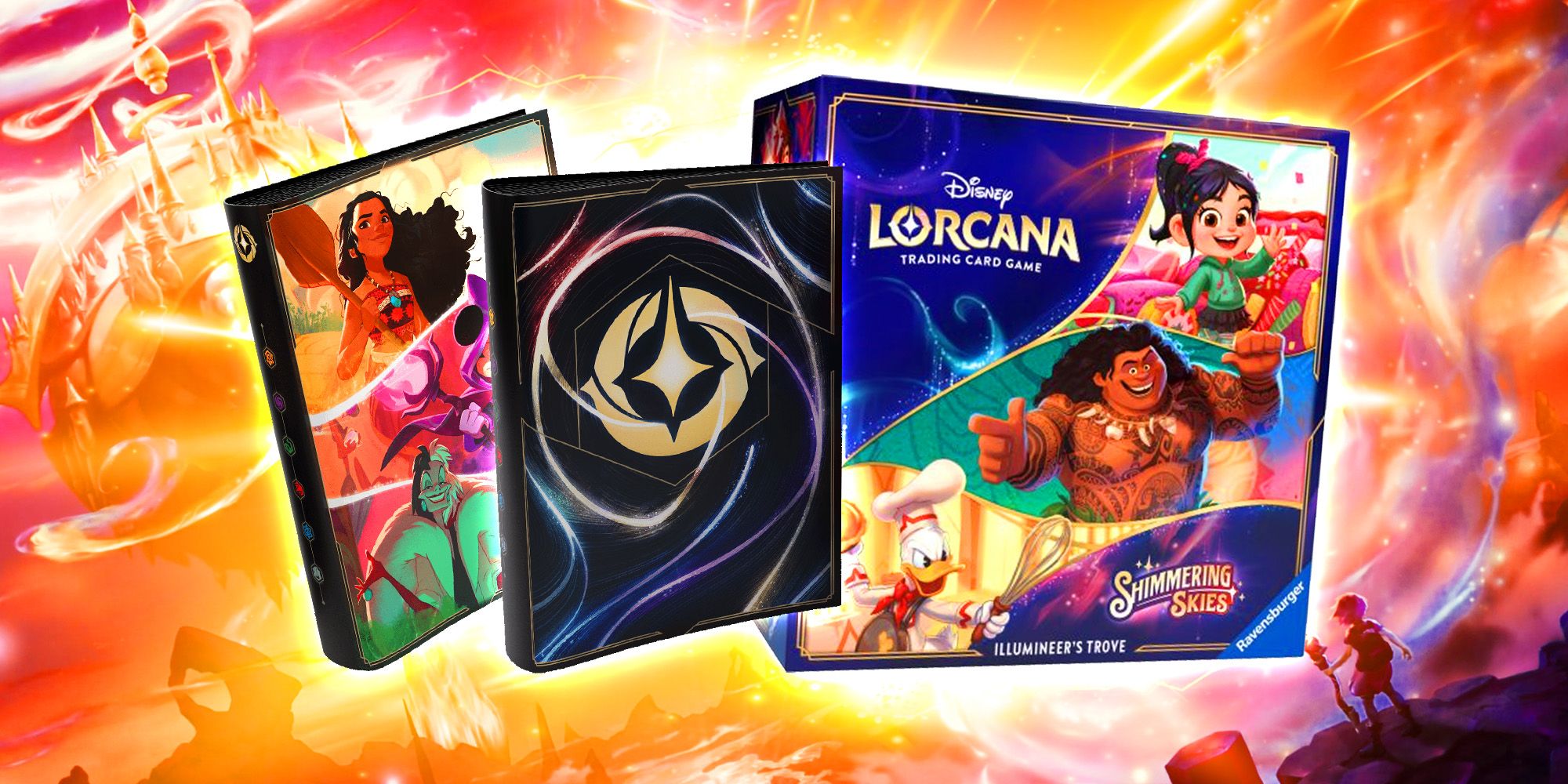 Disney Lorcana: Shimmering Skies Illuminate's Trove & Card Binders Review - Los buenos tiempos siguen rodando