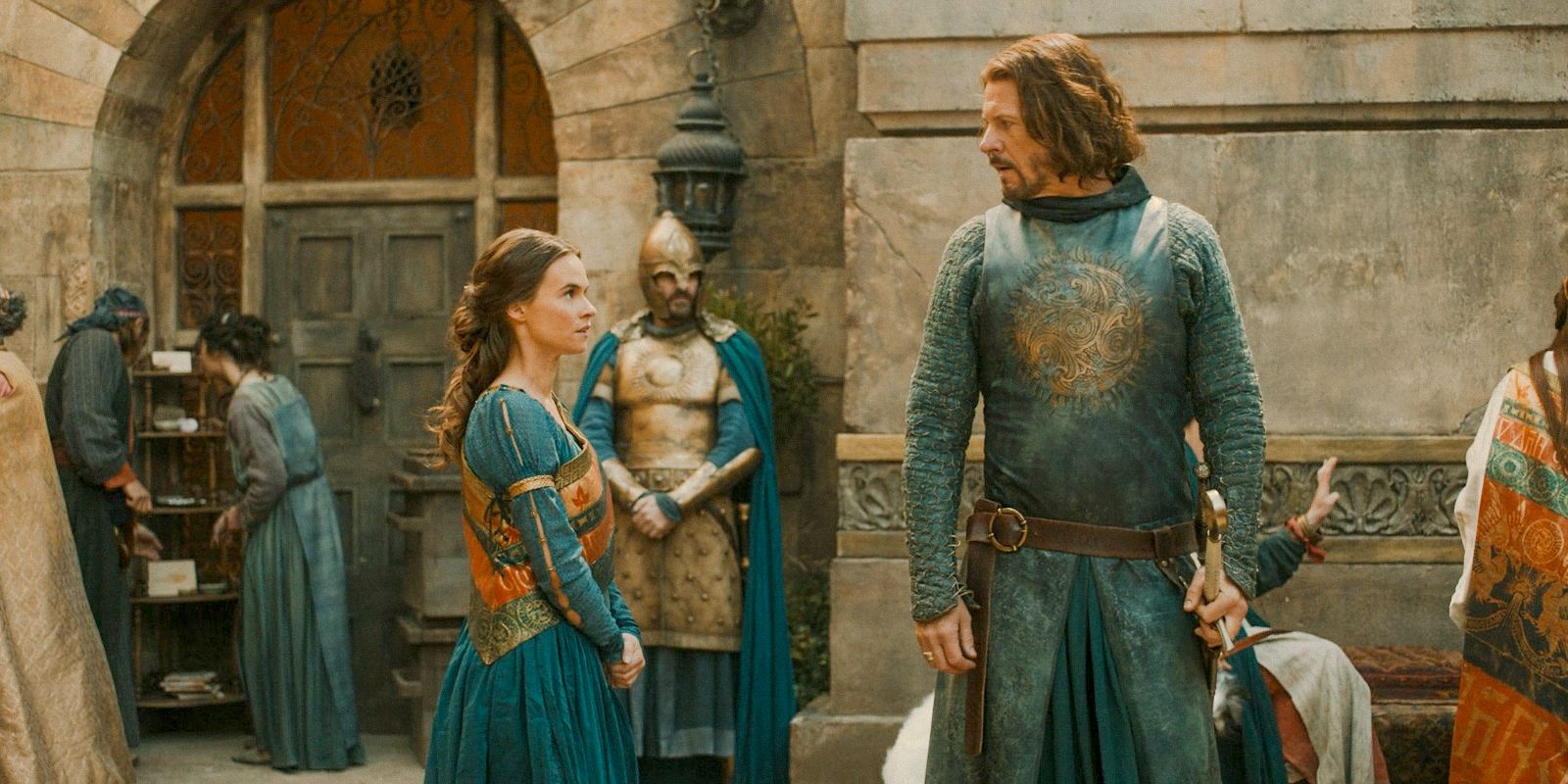 Eärien tells Elendil that Isildur is dead because of Míriel and the palantir in The Lord of the Rings: The Rings of Power Season 2 Episode 5