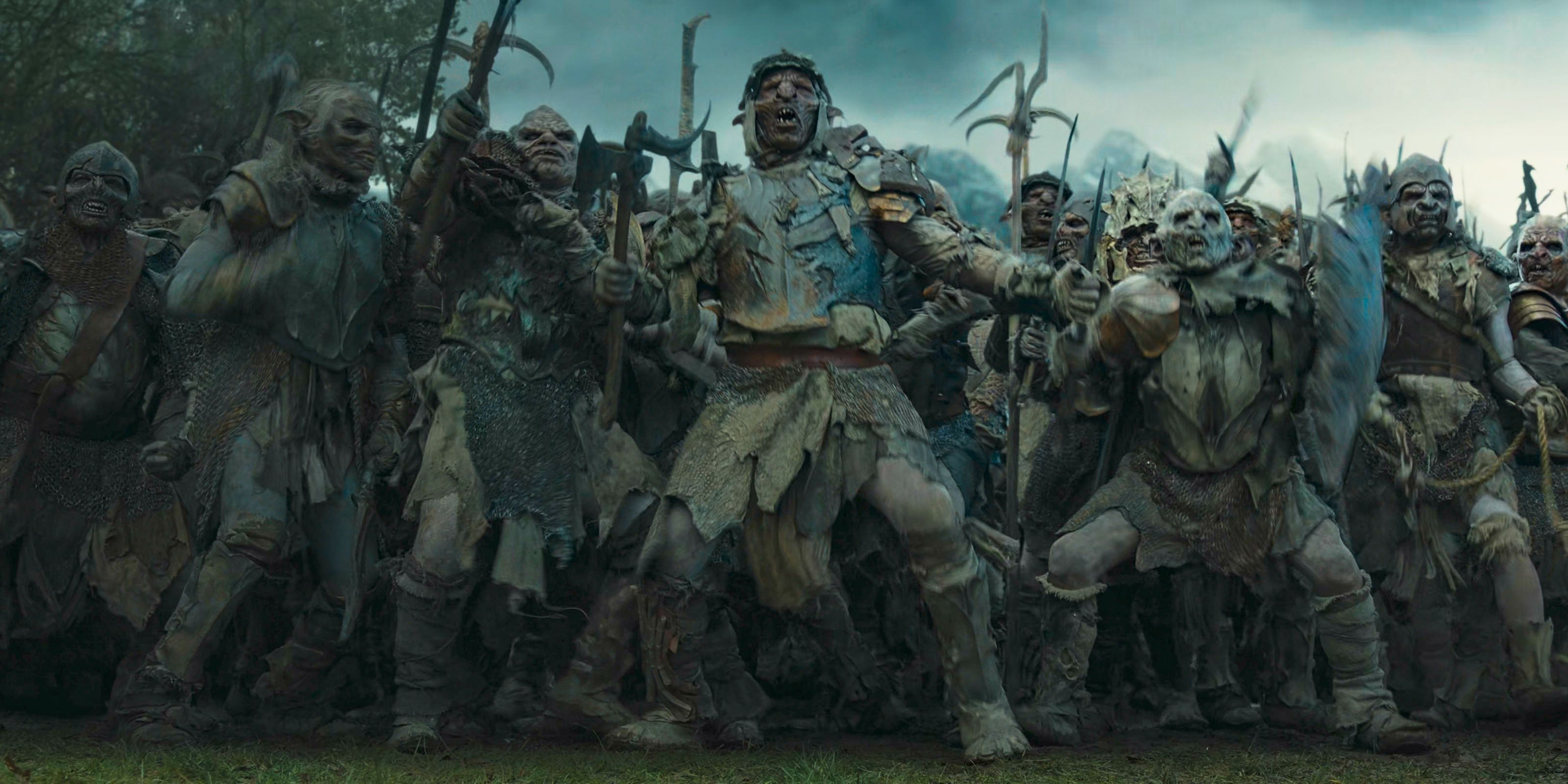 Adar's army of orcs in The Lord of the Rings: The Rings of Power Season 2 Episode 7