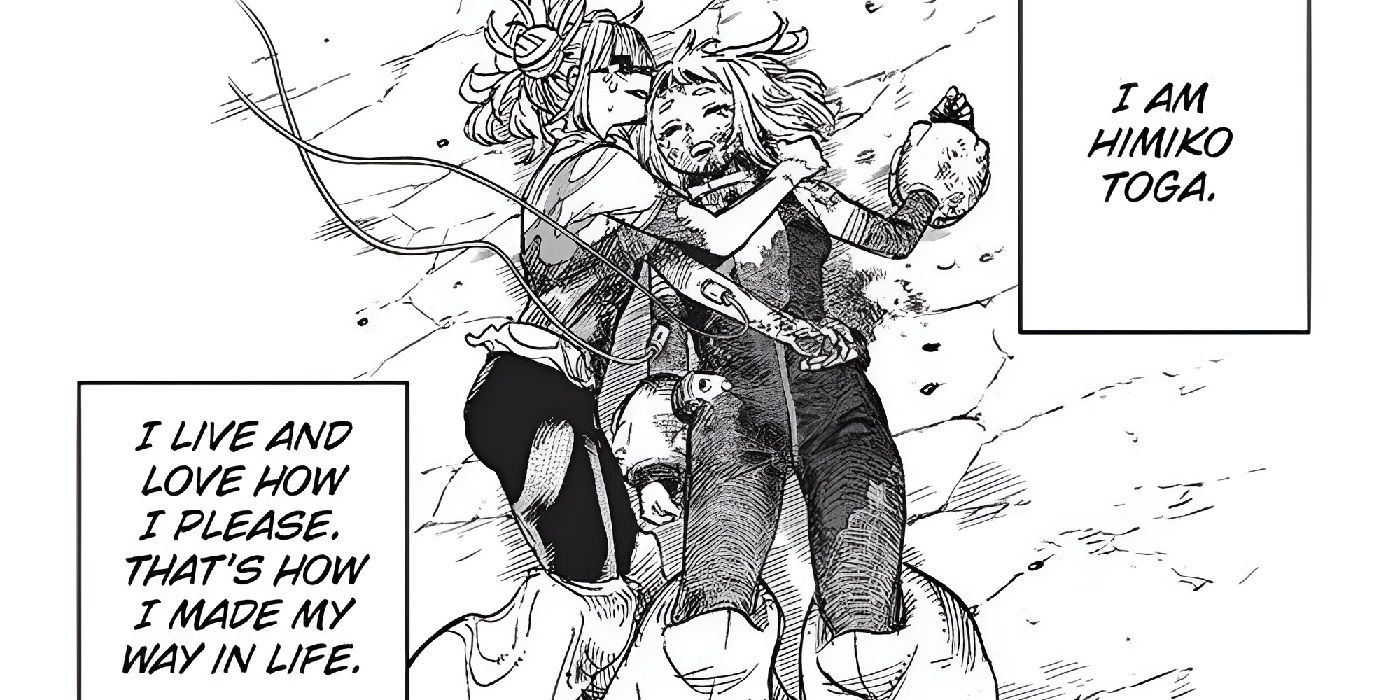 Toga embrace Uraraka My Hero Academia chapter 391