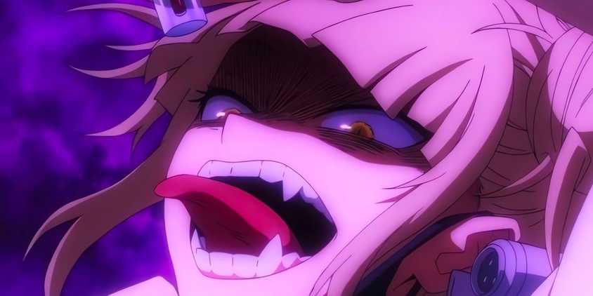 Toga with Twice's blood about to drink it and acquire his powers.