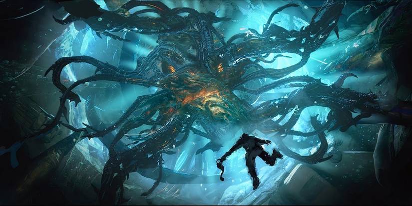 Tom Cruise's Cage confronting the Omega inn Edge of Tomrrow's ending
